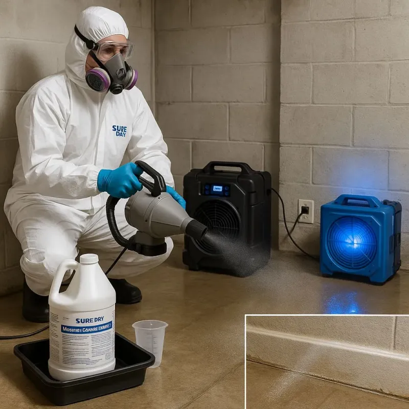 Sanitization and Odor Removal process in New Wilmington, PA