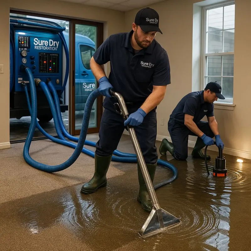 Water Extraction and Removal process in New Wilmington, PA